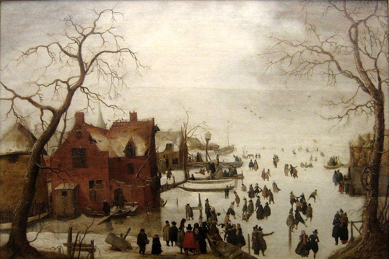 Hendrick Avercamp Winter Scene oil painting picture